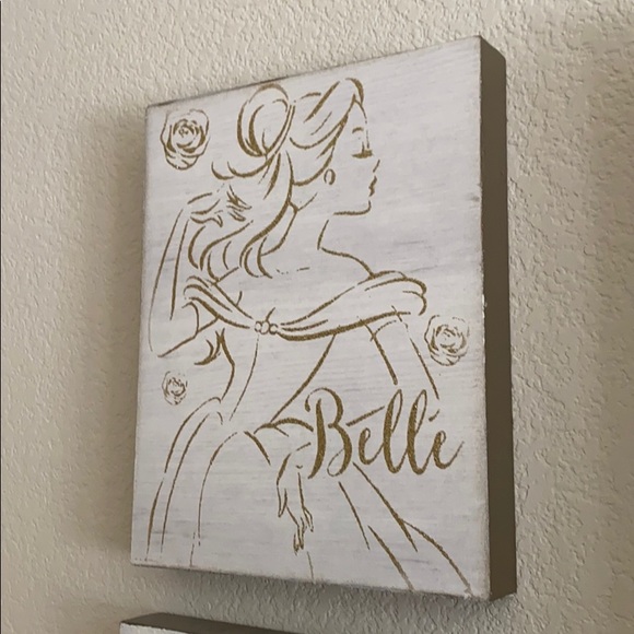 Disney Wall Decor Disney Princess Wall Art Poshmark